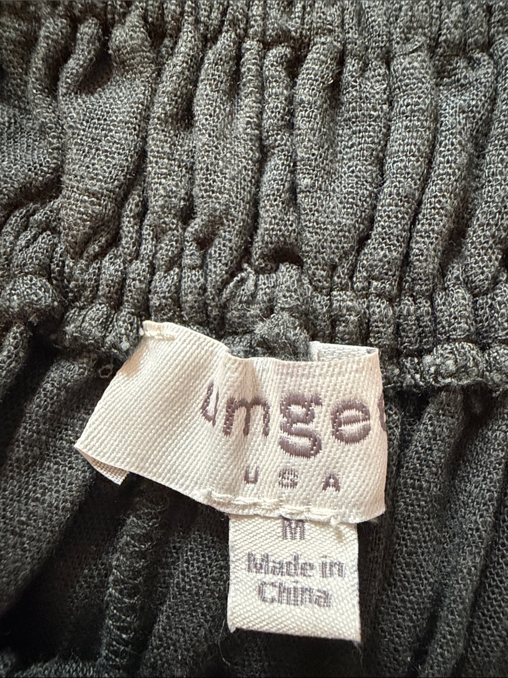 Dark green cotton linen tiered maxi skirt - Picture 2 of 2